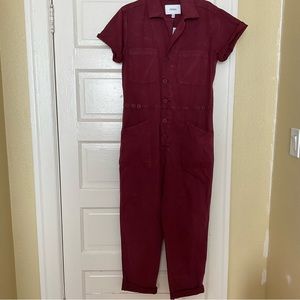 Pistola Grover Jumpsuit - Merlot, Med